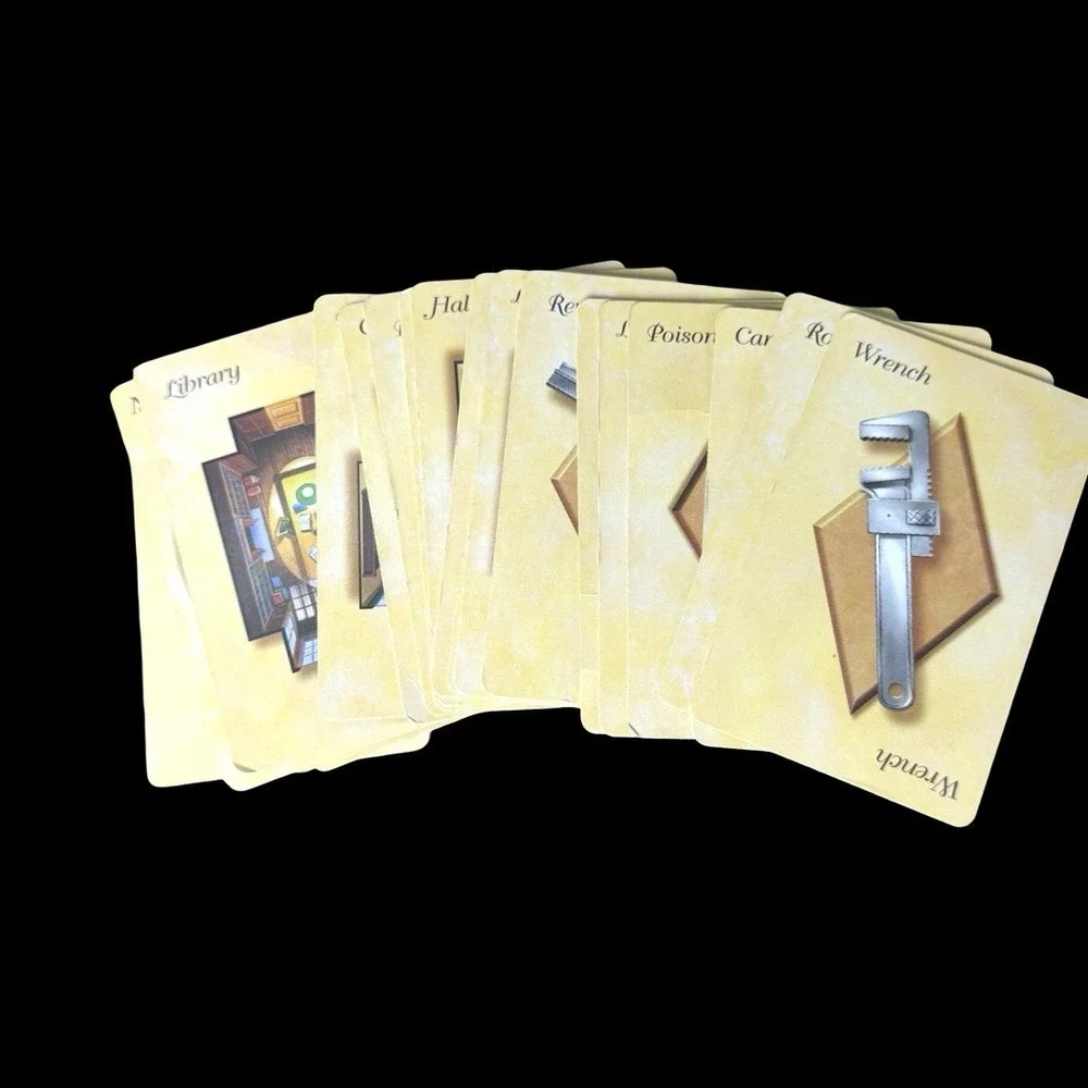 Clue 50th Anniversary Replacement Pieces Parts Cards Holder Scorecard 1998